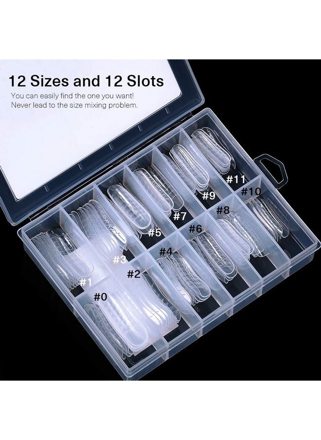 modelones MODELONES Poly Extension Gel Dual Nail Form 120pcs Coffin Nails Clear Ballerina Nail Tips Full Cover  - Image 5