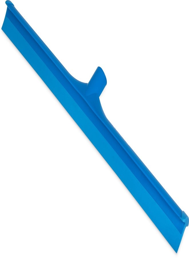 SPARTA 24" Floor Squeegee Replacement Head, Seamless Rubber with Rust-Free Plastic Frame for HACCP Compliance, Heavy-Duty Industrial Use, Thermoplastic Rubber, 24 Inches, Blue - Image 4