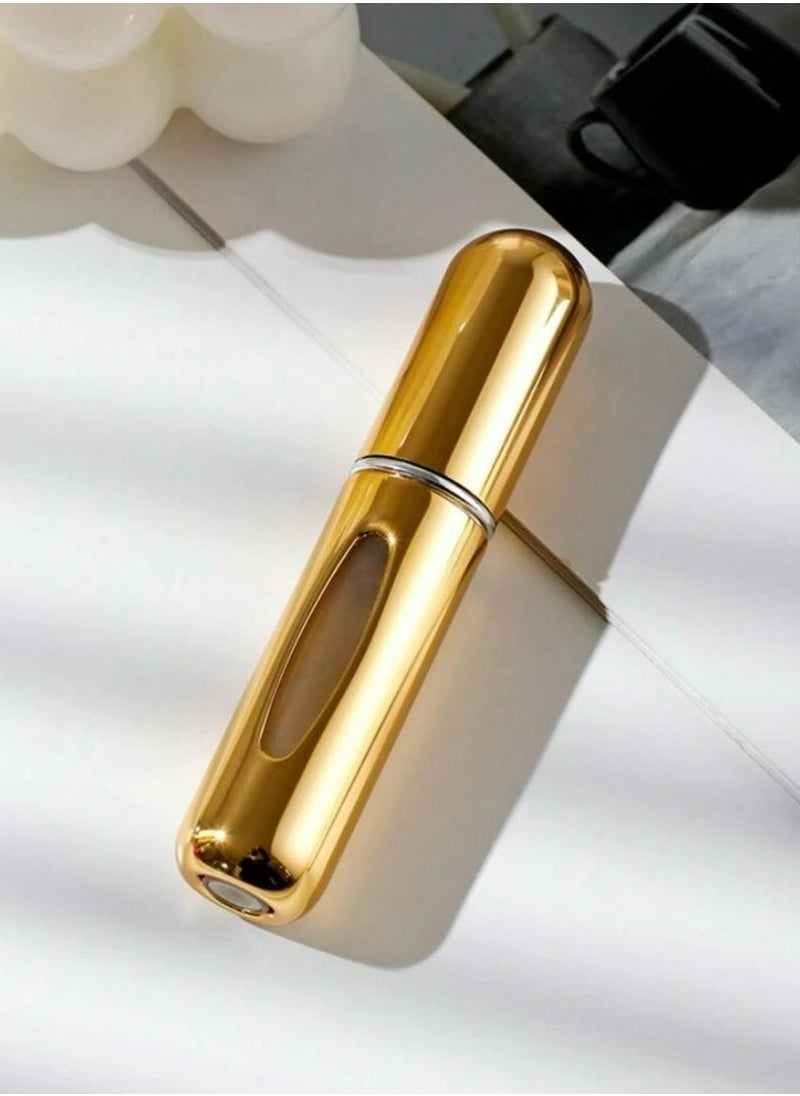 Generic empty Mini Refillable Perfume can , gold  - Image 1