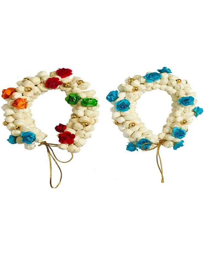 Arooman™ Hair Bun Mogra Flower Gajra Artificial Flower Gajra combo for Women Pack-2