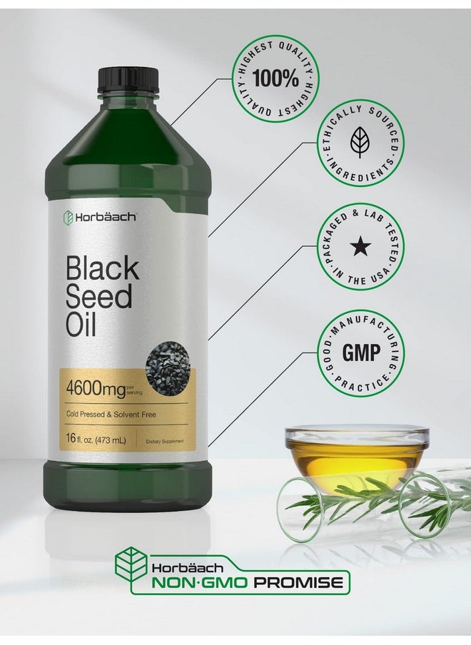 Horbaach Horbäach Black Seed Oil Liquid 16oz | 4600mg | Cold Pressed Nigella Sativa Supplement | Vegetarian, Non-GMO, Gluten Free, and Solvent Free Formula  - Image 5