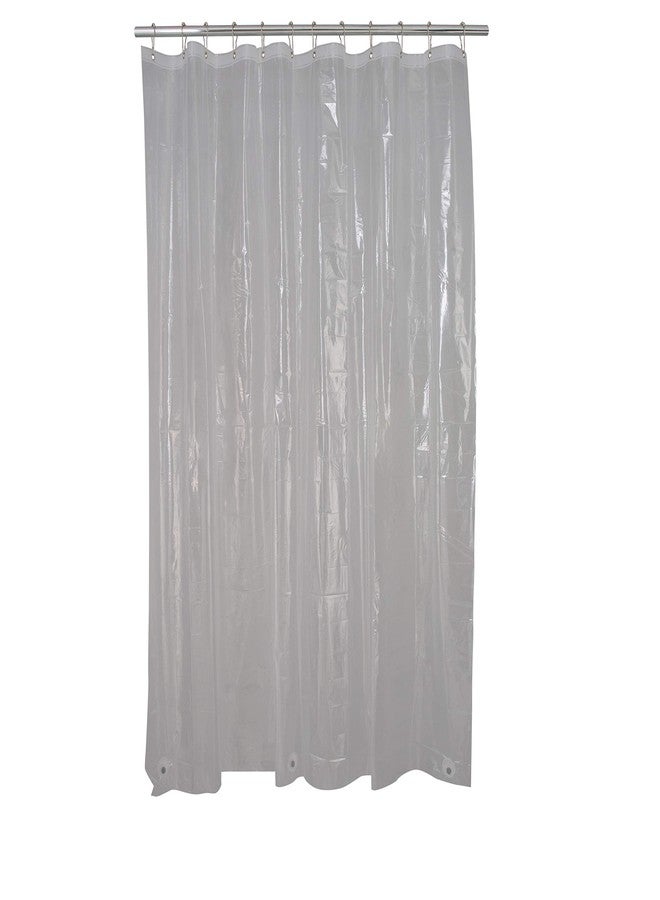 Bath Bliss 2 Pack PVC Heavy Weight Shower Curtain Liner | 4G | 70" x 72" |Rust Resistant Copper Grommets | Magnetic Hem | Super Clear - Image 2