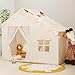 PIIKAGO Kids Play Tent with Mat Kids Tent Indoor with Ball Lights Toddler Tent for Kids Ages 38 Toddler Playhouse for Grils Boys Small Door Style Pink - Image 3