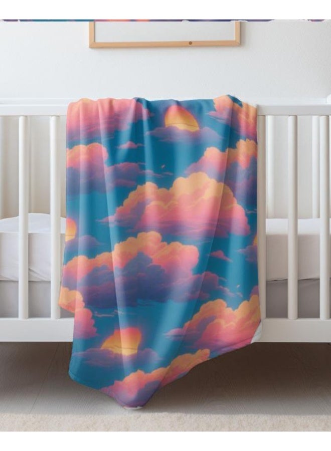 general Baby and children's cartoon flannel thin blanket (warm and comfortable, suitable for sleep, game use) 70cm*100cm - Image 3