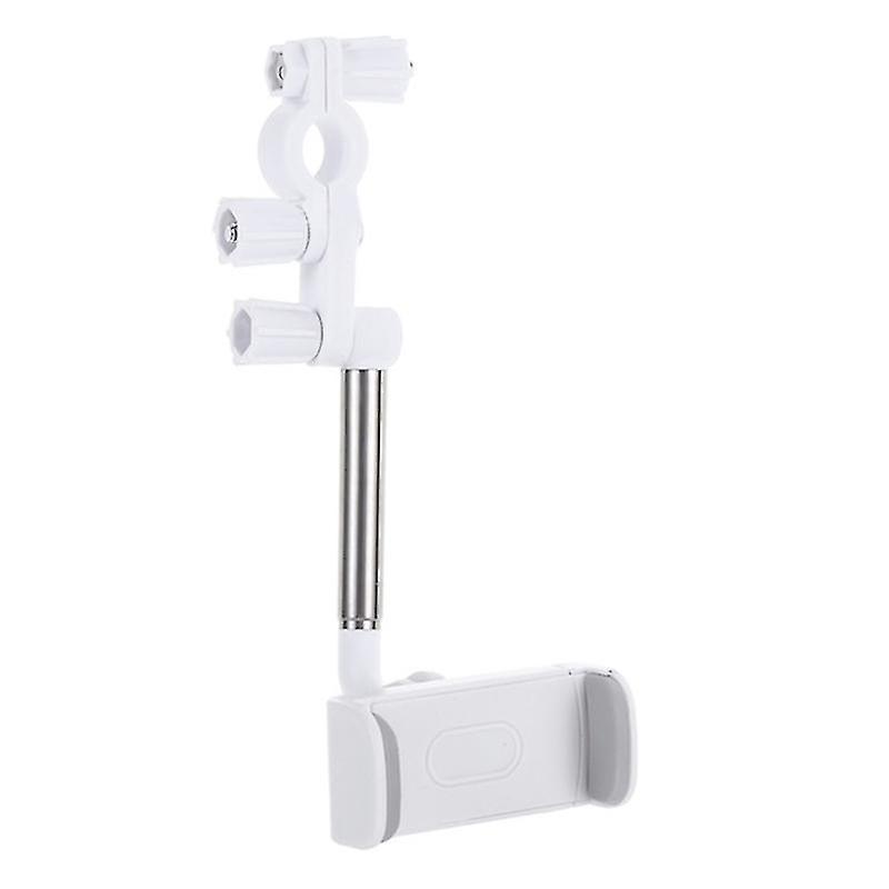 Car Phone Holder: 360 Degree Rotation, Adjustable Length, Horizontal Vertical Screen Switch - One Hand Operation, Concealed Rearview Mirror Design for Safe Driving, Seat Installation - Image 1