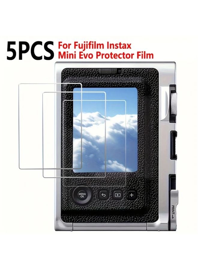 5pcs Tempered Glass Screen Protector For Fujifilm Instax Mini EVO Camera 9H Hardness - Image 2