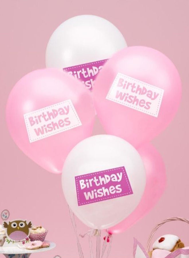 نيبمينينت مجموعة بالونات لعيد الميلاد بلون ورديّ من 8 قطع