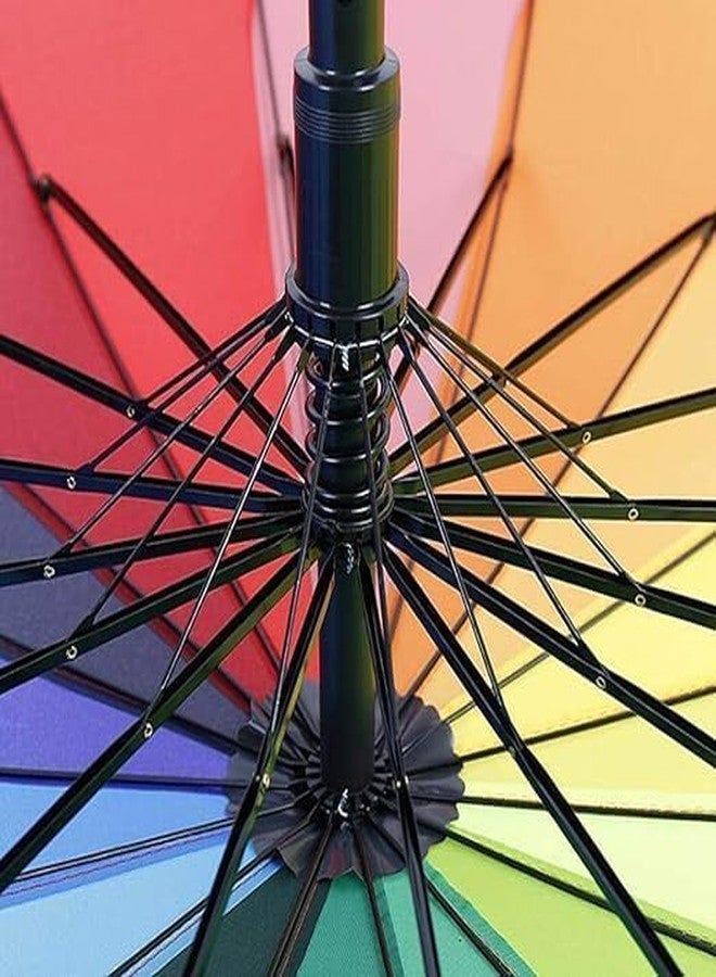 ConvertKitchen مظلة السفر من ConvertKitchen - مظلة قابلة للطي مقاومة للرياح والماء مع مظلة معززة وزر فتح/إغلاق تلقائي - خفيفة الوزن ومتينة للرجال والنساء. - Image 4