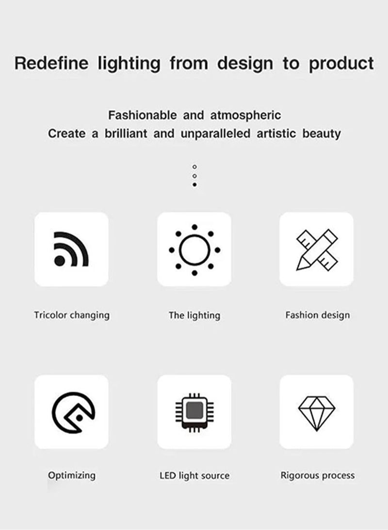 لوبيتيز ( أسود ، 100cm ، ثلاثي الألوان درجة الحرارة ) الحديثة الإبداعية الشريط أدى الجدار مصباح الحد الأدنى غرفة نوم مصباح الجدار السرير غرفة المعيشة أريكة التلفزيون الخلفية مصباح الجدار - Image 2