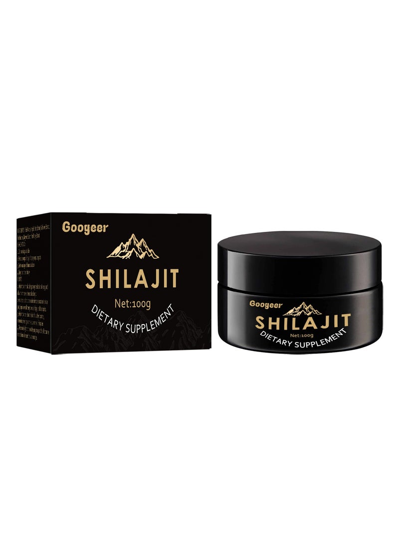 Googeer Shilajit Dietary Supplement, Fulvic Acid for Man Energy Stamina 100g  - Image 1