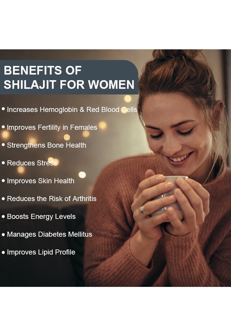 Googeer Shilajit Dietary Supplement, Fulvic Acid for Man Energy Stamina 100g  - Image 3