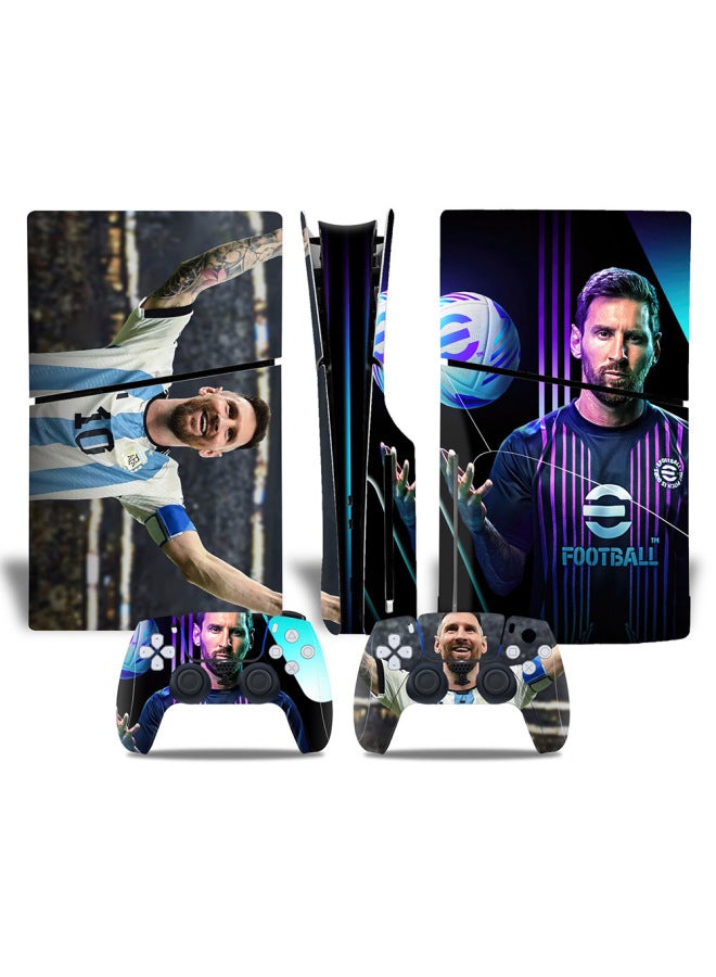 general Straight Hair PS5slim Sticker PS5 Game Console PS5S Optical Drive Version Color Film P5SLIM Full Package Host Film-Color:XY-PS5SDisc-0239 - Image 1