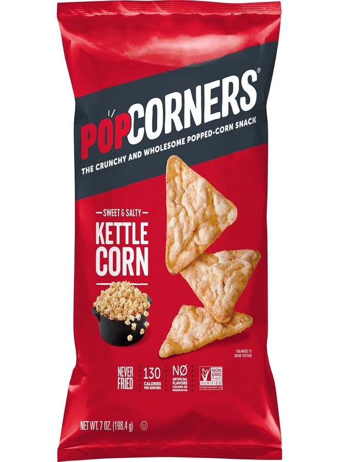 Popcorners Popcorner Kettle Corn Popped Corn Chips, 7 Ounce - Image 1