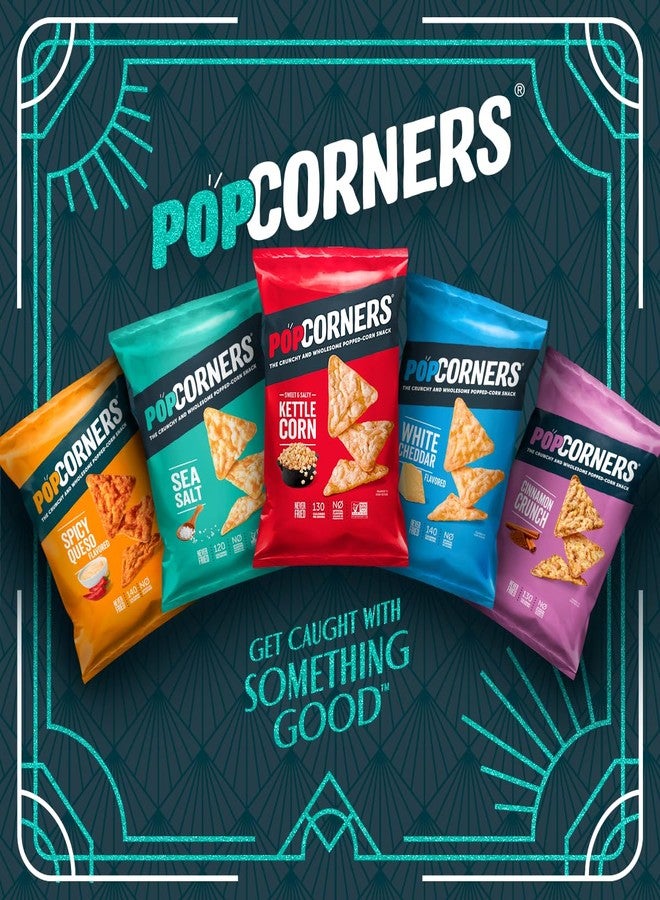 Popcorners Popcorner Kettle Corn Popped Corn Chips, 7 Ounce - Image 3