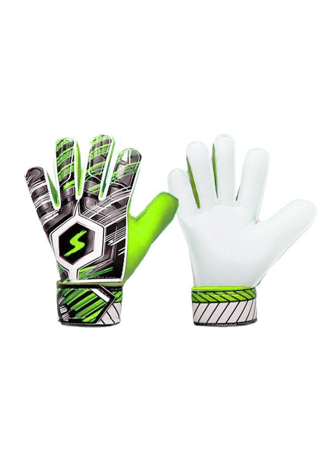 SHIWEI Soccer Goalkeeper Gloves Latex Finger Protection Anti-Collision Goalkeeper Gloves - Image 1