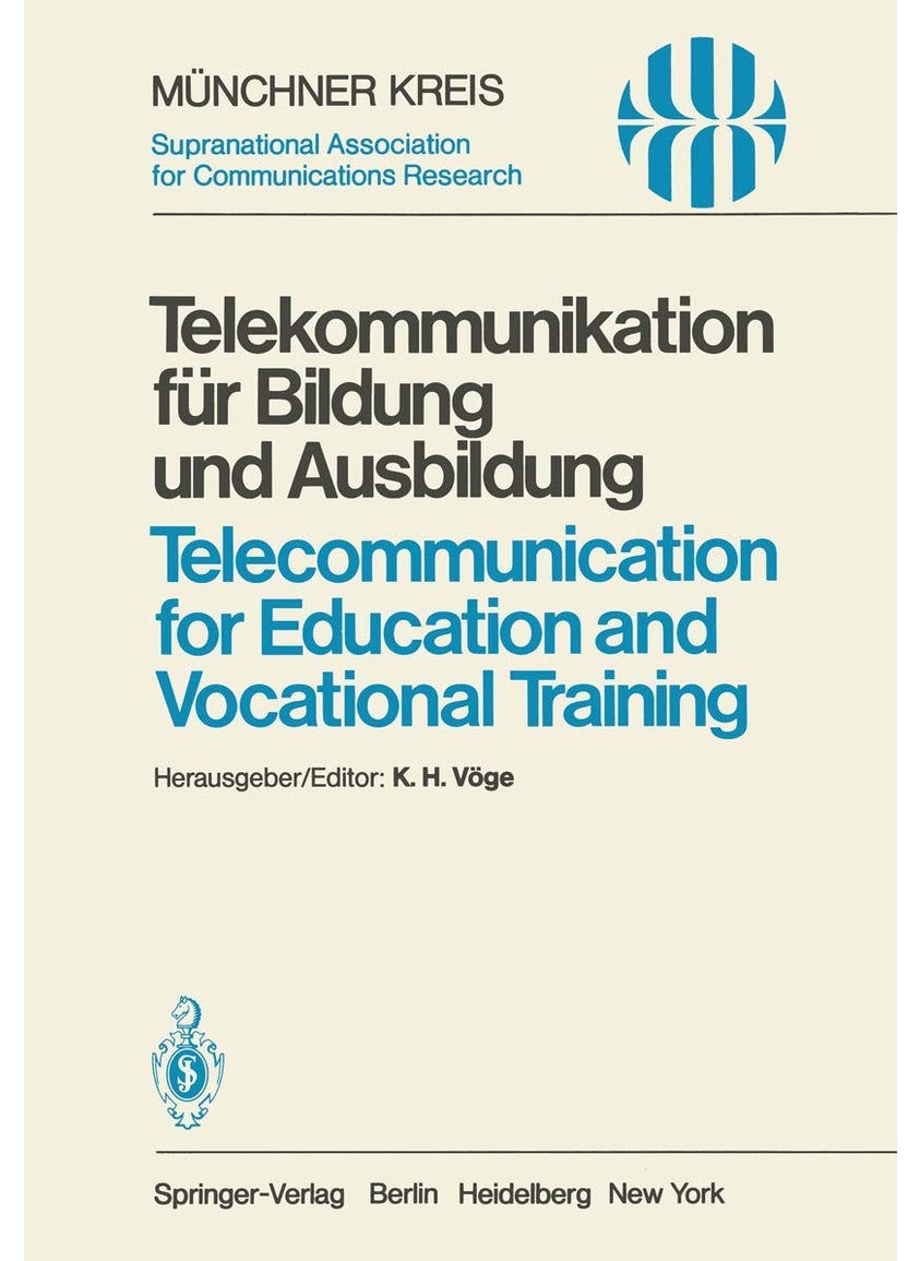 Telekommunikation Für Bildung Und Ausbildung / Tel: Vorträge Des Vom 11.-12. Juni 1980 Zur Visodata'80 