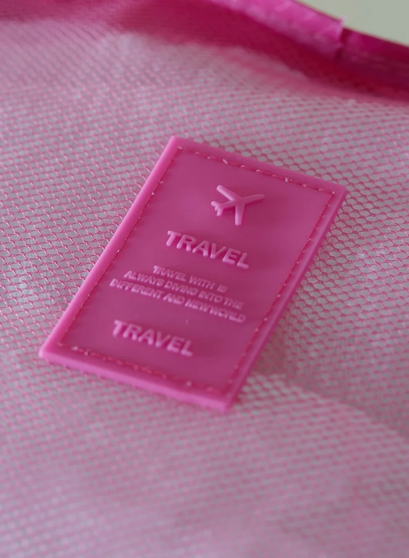 AURORA Pink Suitcase Organisers