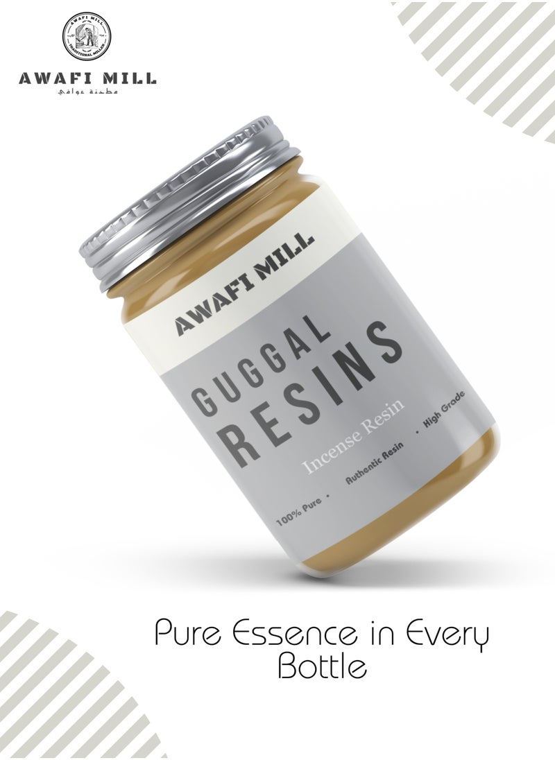 Guggal Resins | Commiphora Gum Resin with Charcoal Tablet for Aromatic Burning