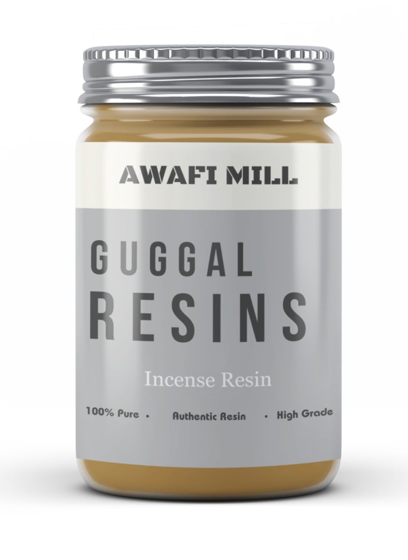 Guggal Resins | Commiphora Gum Resin with Charcoal Tablet for Aromatic Burning