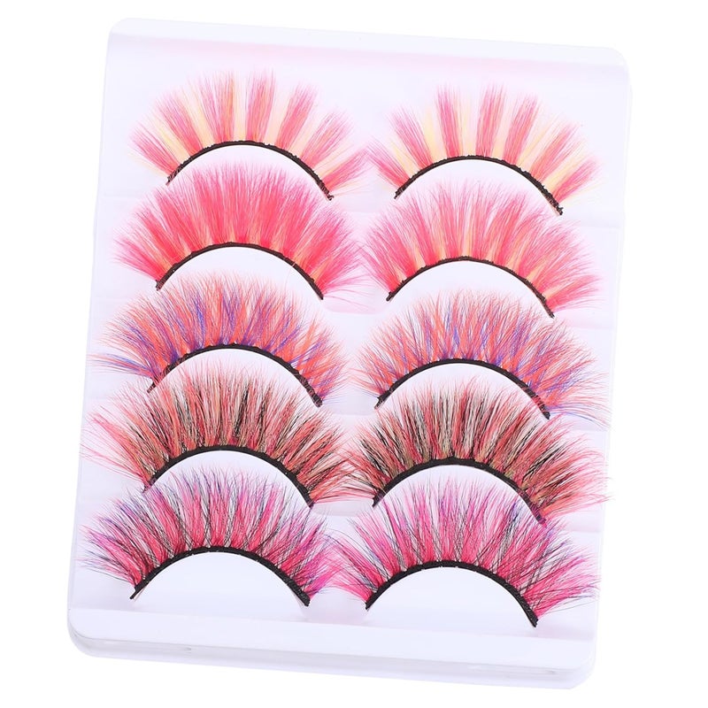 Balanced universal design Ipetboom 10pcs Colorful False Eyelashes Lightweight Wispy Makeup Lashes for Women Natural Look Eyelash Extension Supplies for Daily Party Wedding Photography Multi-price design picks Budget friendly sizing alternatives Foldable Cross-location transit friendly build Easy lifting build Spec compliant trusted quality All user affordable trusted quality Elegant practical design Affordable trusted craftsmanship All user friendly build Elegant multi-option build Gulf market standard build Coast & inland available Care processed raw material Multi-use well optimized build Modern versatile shape Wide usage compatibility Intercity storage hub Multi option design Assorted trendy color picks Dust proof Temp fluctuation resistant crafted quality Diverse requirement fit Major city pickup option - Image 1