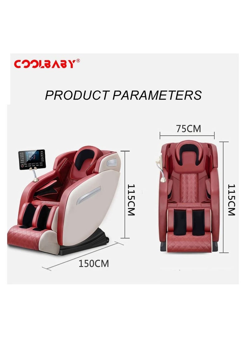 Electric Massage Chair with Large LCD Screen to Control Zero Gravity Electric foot Massager