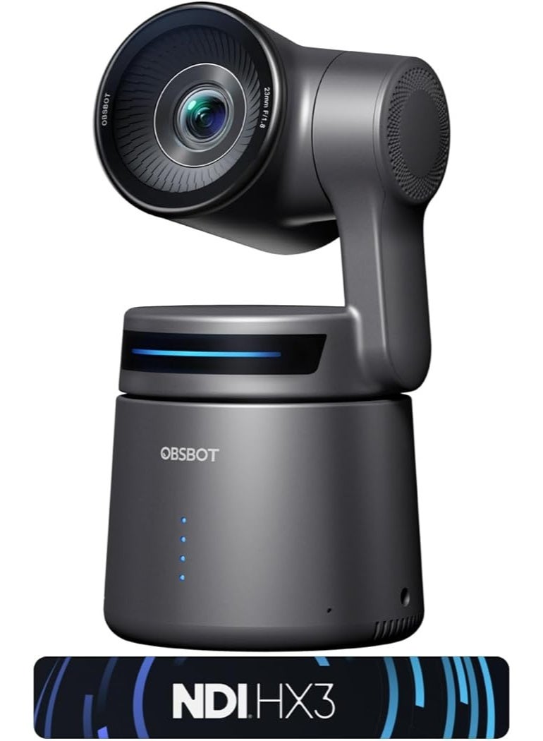 OBSBOT Tail Air NDI Activated Streaming Camera 4K, AI Tracking PTZ Camera with Intelligent APP, Gesture Control, HDMI/USB-C/Wireless Webcam, Live Streaming Video Cameras for Filming, Worship, Content Creator. - Image 1