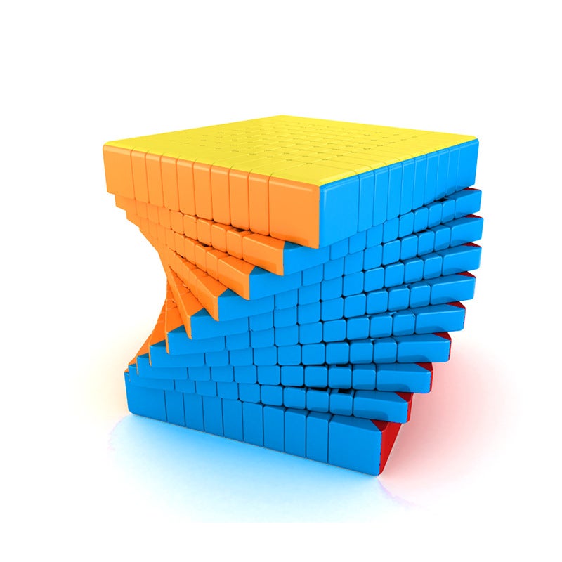 Magic Domain Magic Dragon Series Rubik'S Cube 2345 66789 Ten Order Pyramid Five Rubik'S Cube Frosted Puzzle Rubik'S Cube - Image 1