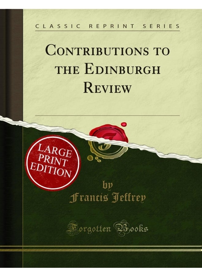 Contributions to the Edinburgh Review (Large Text Classic Reprint)  - Image 5