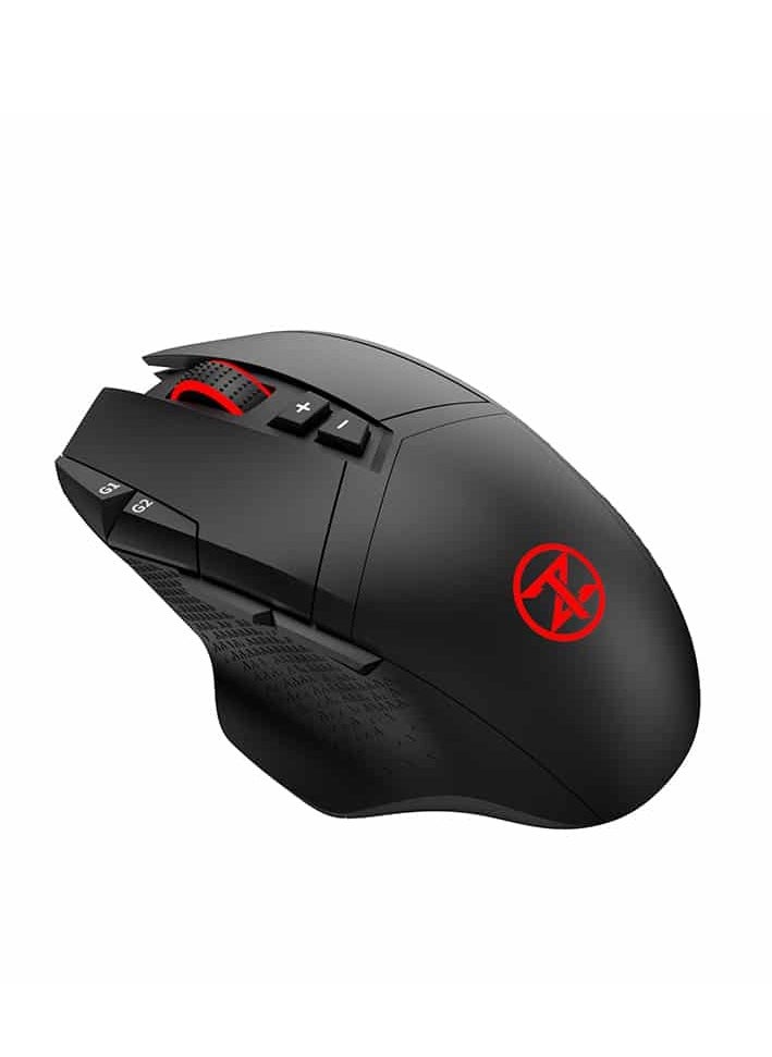 Techno Zone - Techno Zone V62-FPS RGB Gaming Mouse 10K DPI /1000HZ – 8 Programmable Buttons | Black  ( Software ) - Image 1