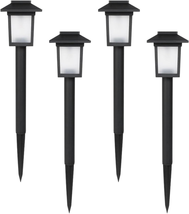 LABRIMP 4Pcs Waterproof Solar Garden Lights LED Outdoor Yard Lawn Lamps Landscape Pathway Lighting for Patio and Lawn Decoration - Image 1