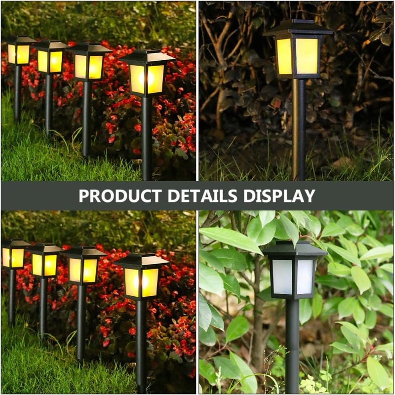 LABRIMP 4Pcs Waterproof Solar Garden Lights LED Outdoor Yard Lawn Lamps Landscape Pathway Lighting for Patio and Lawn Decoration - Image 5