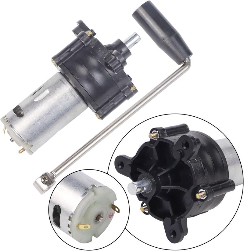 Wind Turbine Generator With Hand Crank Hydraulic System Stainless Steel And PVC Construction High-Efficiency Motor 6V-24V Output For Backup Lighting And Device Charging - Image 5