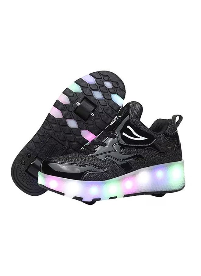Goolsky Goolsky LED Flash Light Fashion Shiny Sneaker Skate Shoes With Wheels And Lightning Sole 35size  - Image 2