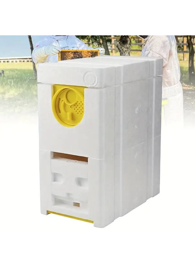2 Layer Beehive With Observation Window Honey Storage Box Plastic Beekeeping Kit - Image 1