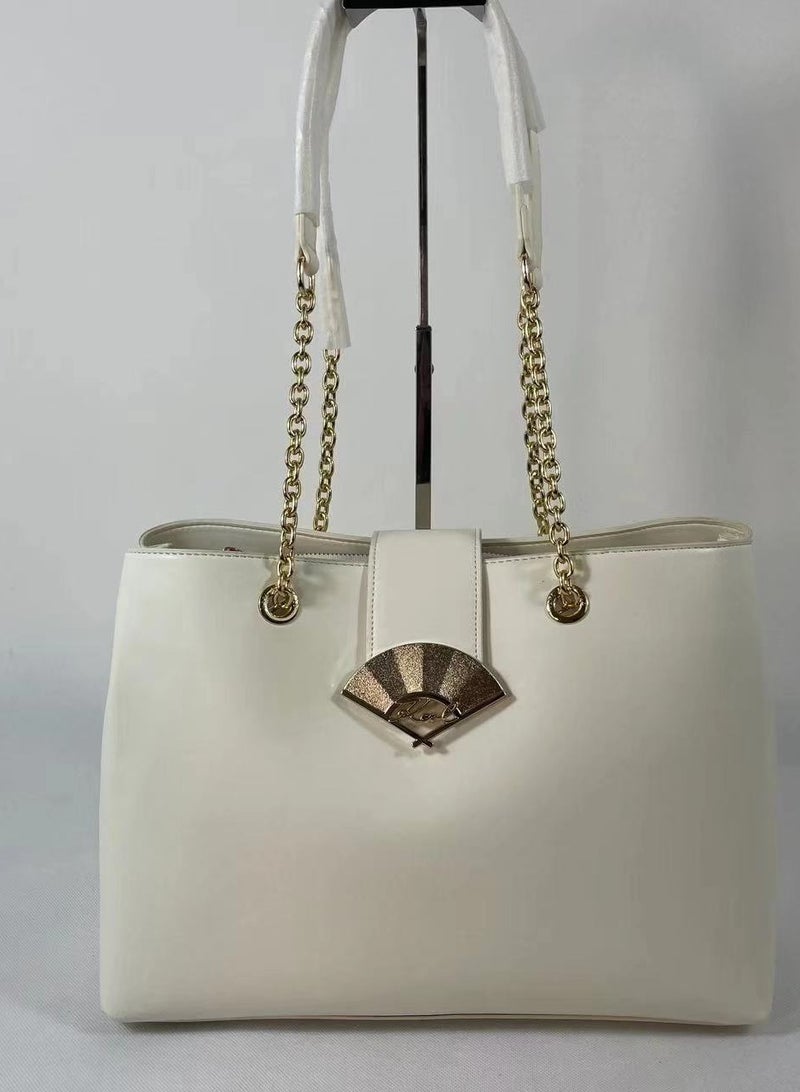 Karl Lagerfeld Paris Karl Lagerfeld Paris Signature Fan leather tote bag  - Image 1