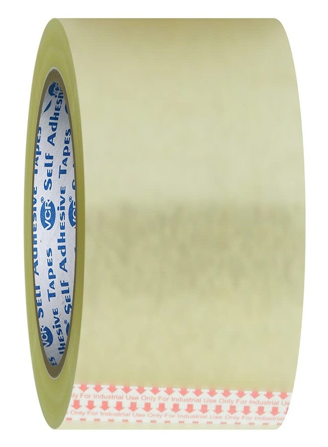 VCR Self Adhesive Transparent Cello Tape - 65 Meters in Length - 96mm / 4" Width - 3 Rolls Per Pack - BOPP Industrial Packaging Tape for E-Commerce Box Packing, Office and Home use - Image 4