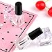 GTHER 20PCS 5ML Small Empty Nail Polish Glass Bottles with Brush Cap & Funnel & Mixing Balls for Nail Art Sample (Matte Black) - Image 3