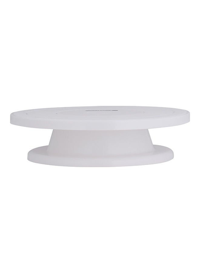 Royalford Cake Decorating Table 360-Degree Rotating Stand White 28cm - Image 2