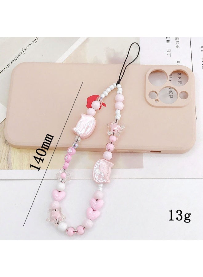 موثوقية التنبؤ حزام سلسلة الهاتف المحمول حزام سلسلة الهاتف المحمول سلسلة الهاتف المحمول سلسلة الهاتف المحمول حزام حبل الهاتف المحمول حزام المعصم حزام سلسلة الهاتف الوردي المضاد للضياع سلسلة الهاتف سلسلة المفاتيح سحر للنساء الفتيات - Image 2