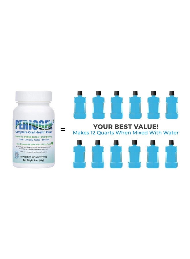 Periogen Complete Oral Health Rinse (Hint Of Mint) The Only Product In The World Clinically Proven To Reduce Dental Tartar Buidup - Image 4