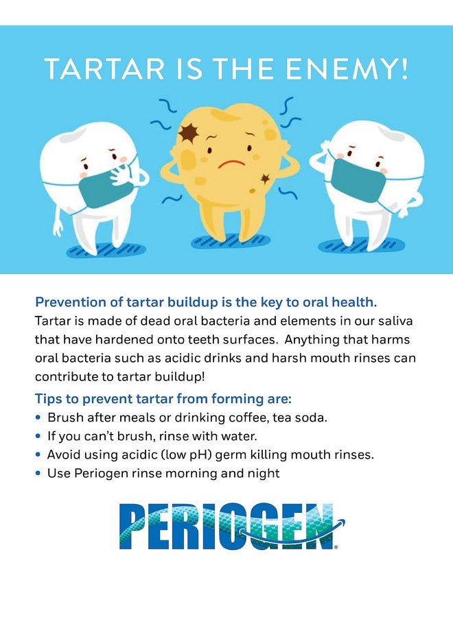 Periogen Complete Oral Health Rinse (Hint Of Mint) The Only Product In The World Clinically Proven To Reduce Dental Tartar Buidup - Image 5