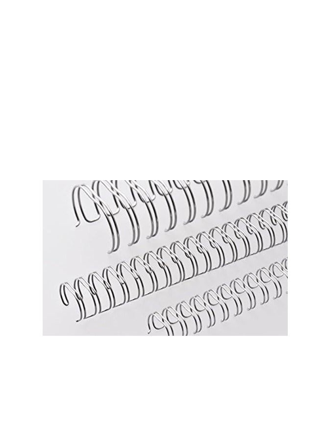RENZ 100-Pieces Binding Wire A4 3:1 8mm 5/16" Silver - Image 1