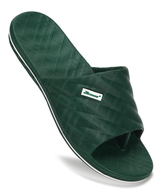 PARAGON K3402G Slippers for Men | Comfortable, Lightweight, Durable Flip Flops with Rubberised EVA Sole | Easy Washable Slip Ons | Ideal for Everyday Use Olive - Image 5
