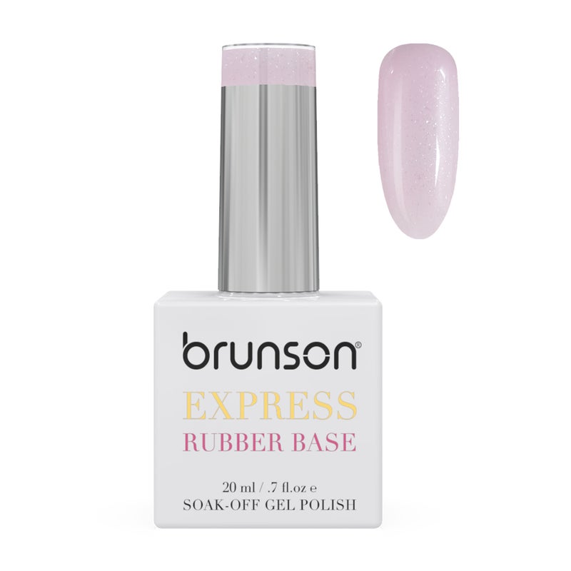 brunson TPO free Rubber Base Gel polish 20ml Soak Off Base Coat for Nail Strengthening Long Lasting Gel Polish Base for Chip Free Shine Brittle Nails UV Rubber base Russian manicure Non Yellowing salon manicure - Image 1