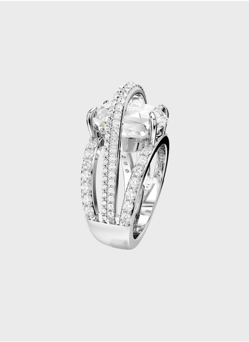 سواروفسكي Hyperbola Stone Detail Single Ring
