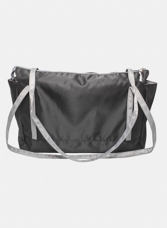 Glitter Women Bag with Cross Hand - Black - Image 3