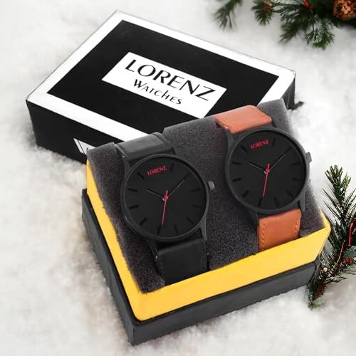 LORENZ Analogue Black Dial Men's Watch -Combo of 2 - Image 2