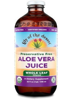 Lily Of The Desert Organic Aloe Vera Whole Leaf Preservative Free, 32 Fz - pzsku/Z395F294FB6CAD371DA9CZ/45/_/1740377480/cfe67b10-d211-438e-9f93-97dd234e4116