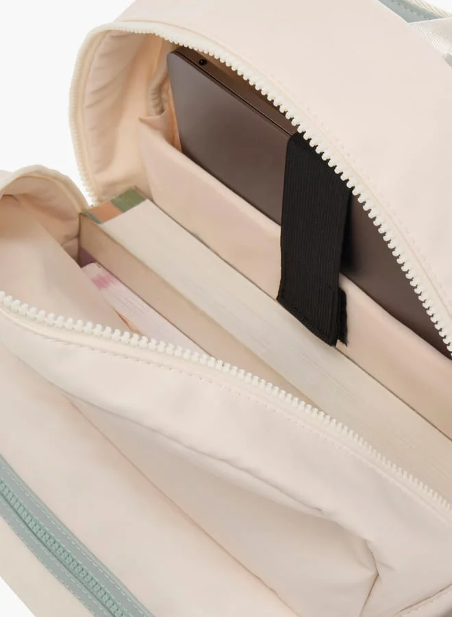 لي كوبر Women Solid Backpack with Zip Closure and Adjustable Straps - 31x15x41 cm
