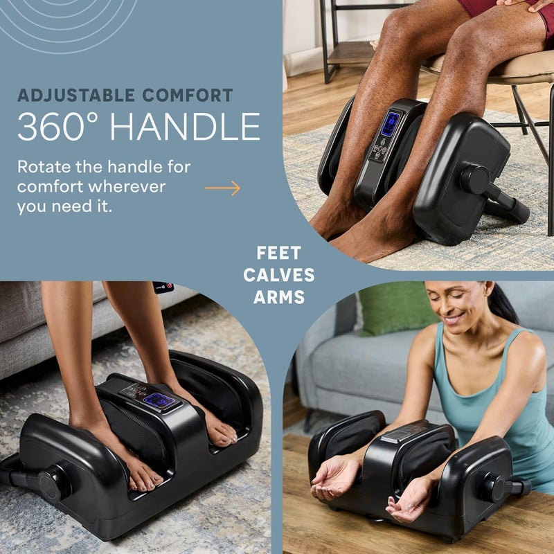 LifePro Foot Massager with Heat  SoleSerene Shiatsu Foot and Calf Massager Electric Machine with Remote Control for Feet Ankles and Arms - Image 4